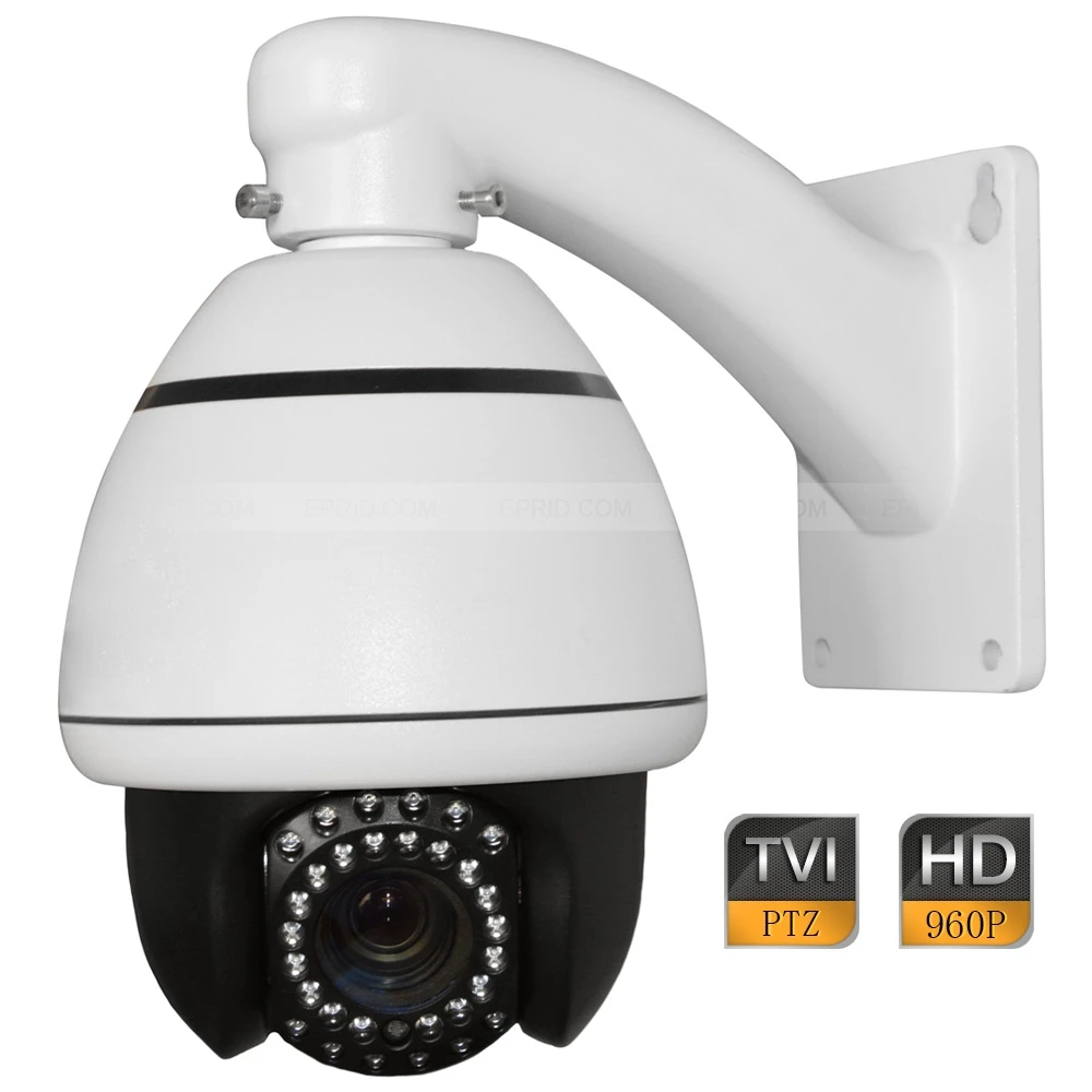 

4inch 1.3MP 960P Security TVI High Speed IR Indoor Dome PTZ Camera 10x Optical Zoom
