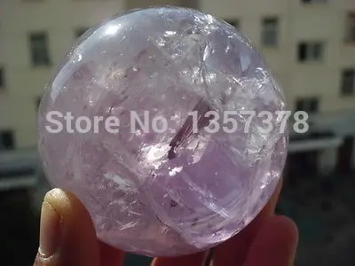 

huij 00123 Natural Amethyst Quartz Crystal Sphere Ball China
