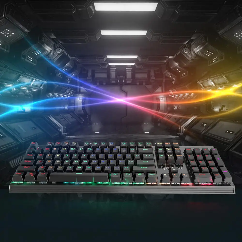 Механическая игровая клавиатура Redragon K570 PARTRYUSA 104 клавиши с защитой от ghosting RGB