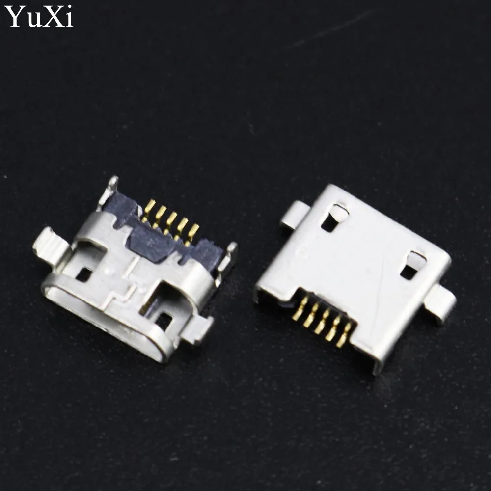 

YuXi Mini Micro USB DC Charging Socket Port Connector jack power plug For Blackview BV5000 For Doogee T5 lite USB jack