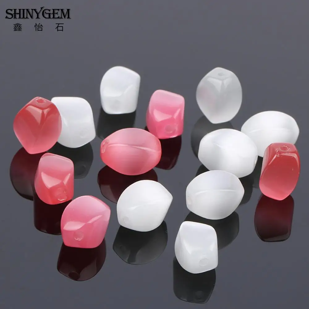 ShinyGem 8*12 мм натуральный кошачий глаз бусины очарование витая колонна