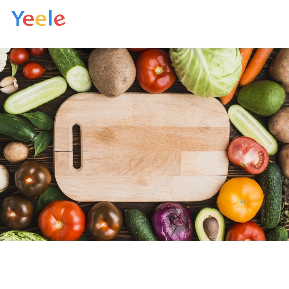 Yeele овощи помидор разделочная доска кухонный Декор фотографии фоны