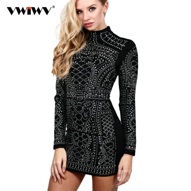 Buy 2018 Fashion Sexy Geometric Retro Rhinestone high