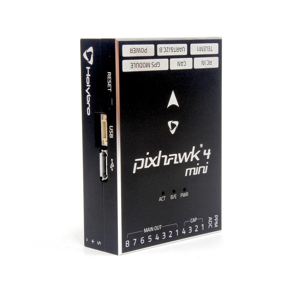 Holybro Pixhawk 4 мини-автопилот Контроллер полета W/PM06 управление питанием 5V Выход для радиоуправляемого дрона