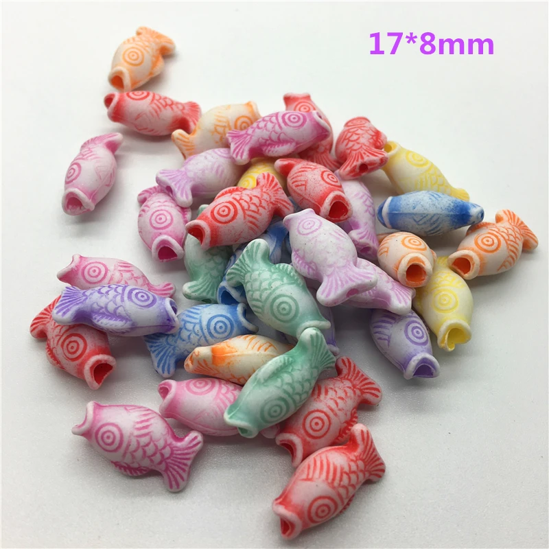 50 шт. разноцветные акриловые бусины с перфорацией|beads diy|mix colorsdiy jewelry making |