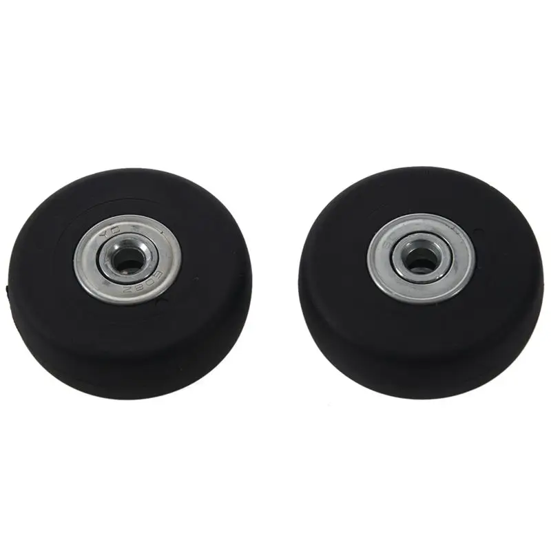 

NEW-2 Sets of Luggage Suitcase Replacement Wheels Axles Deluxe Repair Tool OD 50mm