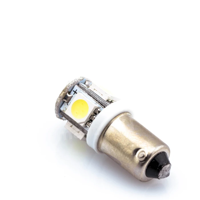 

10Pcs Car Bulbs BA9S Led Car LED Cars 5050 5 SMD 5 LED Interior Bulbs Reading Light Car Light Sourse White Blue 12V High quality
