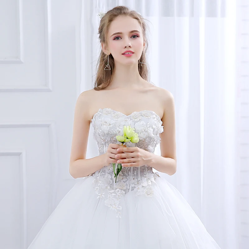 Женское свадебное платье на бретельках Ladybeauty облегающее кружевное с аппликацией
