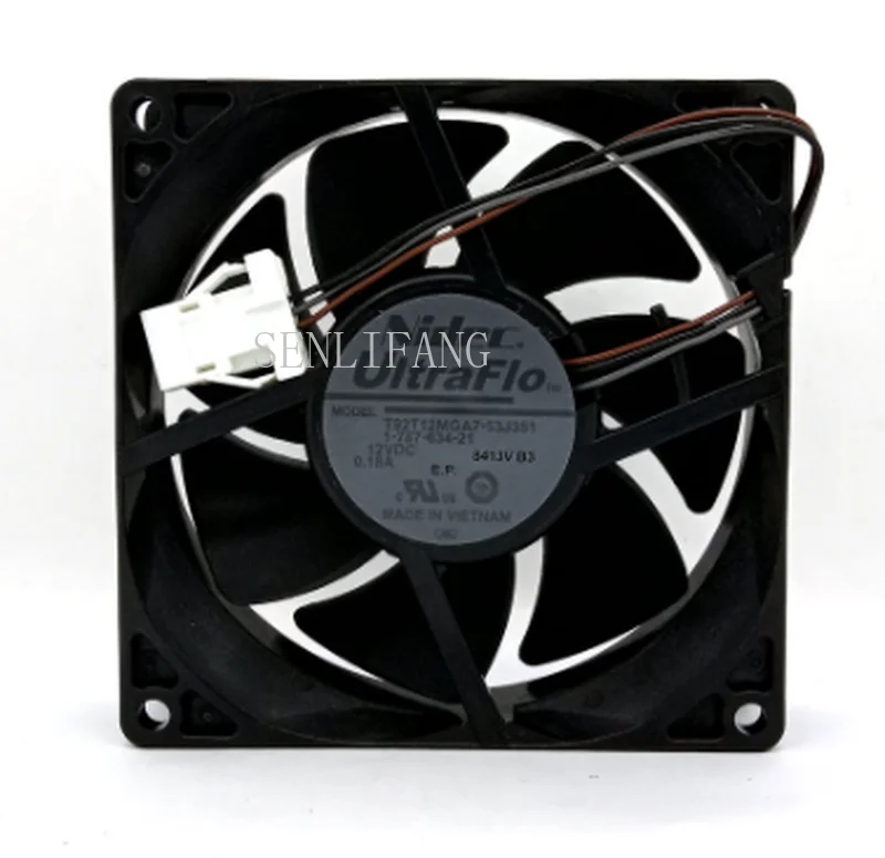 

Free shipping T92T12MGA7-53J351 cooling fan 9225 12v 0.18a project cooler 92*92*25MM 9cm