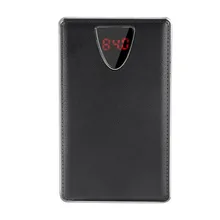 Wopow Portable power bank 10000mAh quick charge Power Bank 10000 mah mobile phone external battery charger 3 USB LCD Display