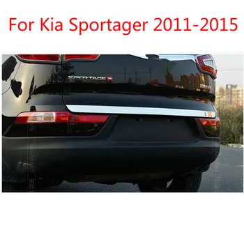

For Kia Sportager 2011-2015 High quality stainless steel Rear Trunk Lid Cover Trim Car-styling