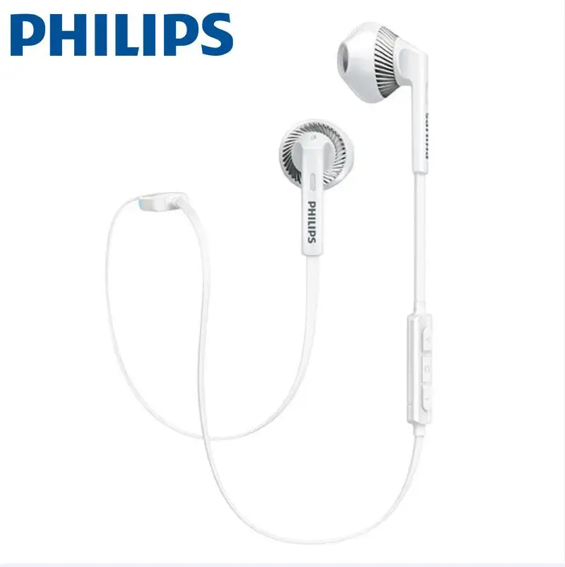 Оригинальные Беспроводные спортивные наушники Philips SHB5250 с Bluetooth 4 1 вкладыши