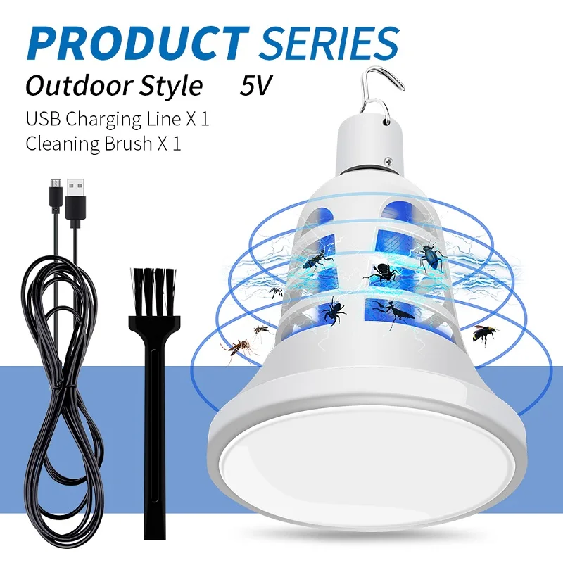 

CanLing USB 5V-12V Led Grow Light E27 LED Phyto Lamp Plant Pest Killer Lamp AC110V-220V Full Spectrum Led Indoor Grow Tent Bulbs
