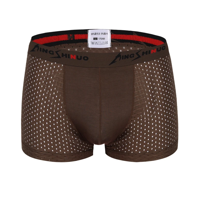 

DEWVKV Men Underwear New Design Brand Men Boxers Modal Solid Male Soft Boxer Shorts Sexy Gay Men's Underpants Hot Sale Panties