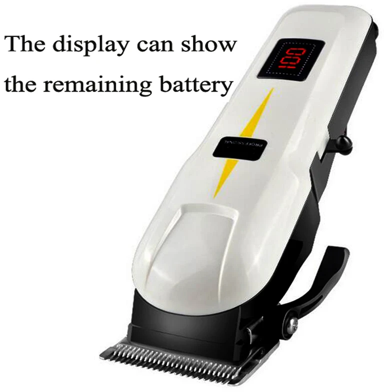 Electric Hair Clipper Rechargeable Hair Trimmer Shaver Razor Cordless Hair Cutting Machine Low Noise For Adult Child (4)