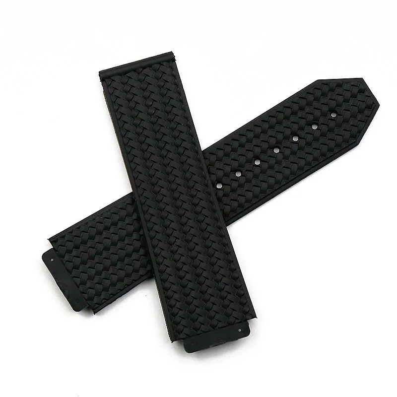 

Rubber strap men accessories for HUBLOT big bang series outdoor sports waterproof watch woman 19mm x 25mm band watch