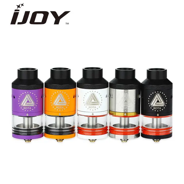 100% оригинал ijoy безграничные rdta стороны заполнение форсунка 6.9 мл емкость rdta классический издание бак с 11 дополнительным палуб/катушки