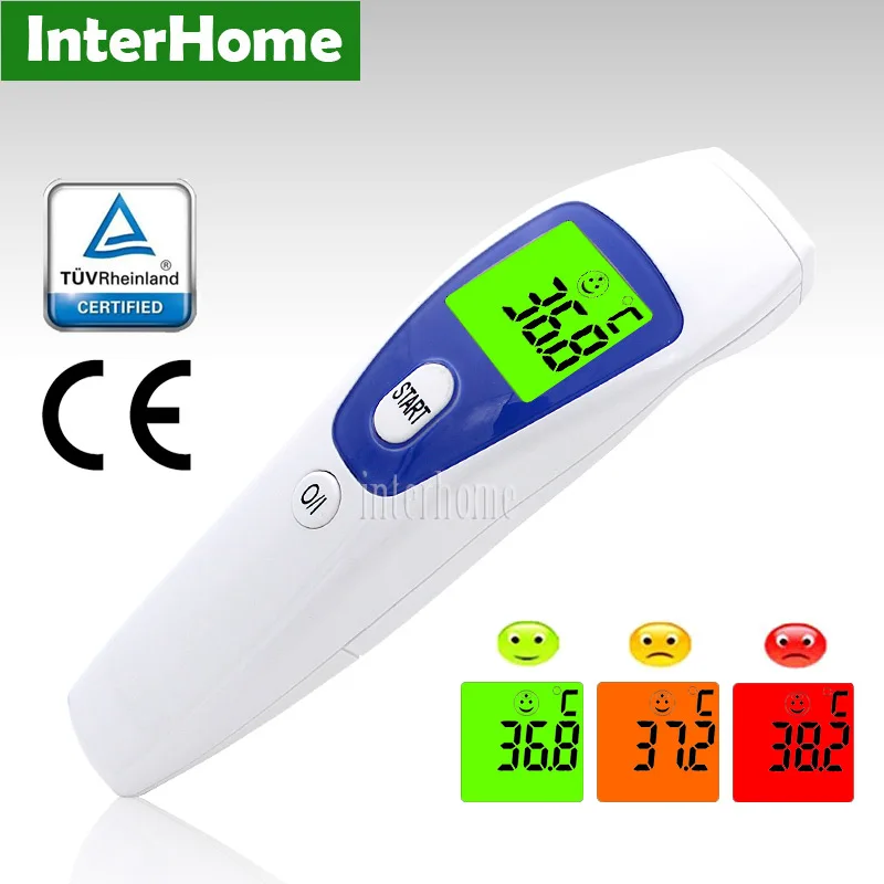 

New Baby Thermometer Digital Infrared LCD Baby Forehead and Ear Non-Contact Adult Body Fever Measurement Termometro