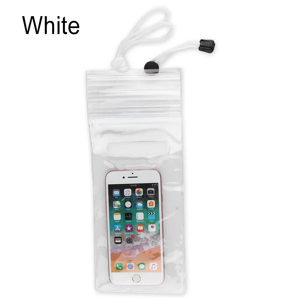 Популярный универсальный чехол для телефона, чехол под водонепроницаемость, сумка с карманами для сушки чехол, защитный держатель, чехол для телефона, чехол для сотового телефона - Цвет: 2 white
