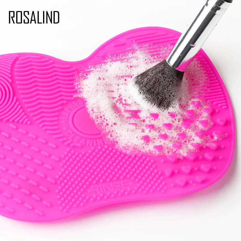 Rosalind силиконовый коврик для очистки кистей косметическое мытье кистей для макияжа гель чистящий коврик основа макияж кисть коврик для очистки доски инструменты