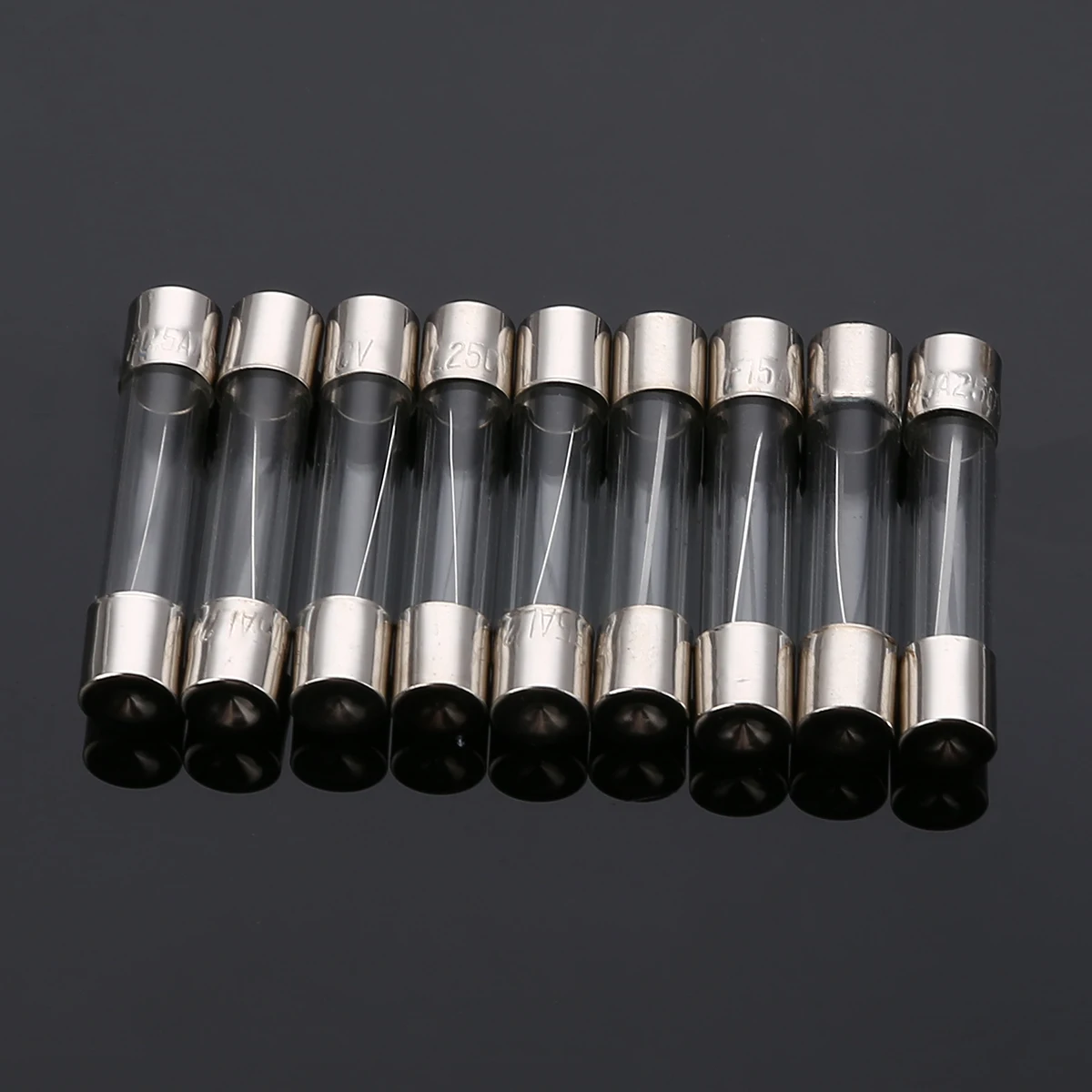72pcs 0.5A-30A Fast Quick Blow Fuses Mayitr Glass Tube Fuse with Fuse Holder Assorted Kit 6x30mm