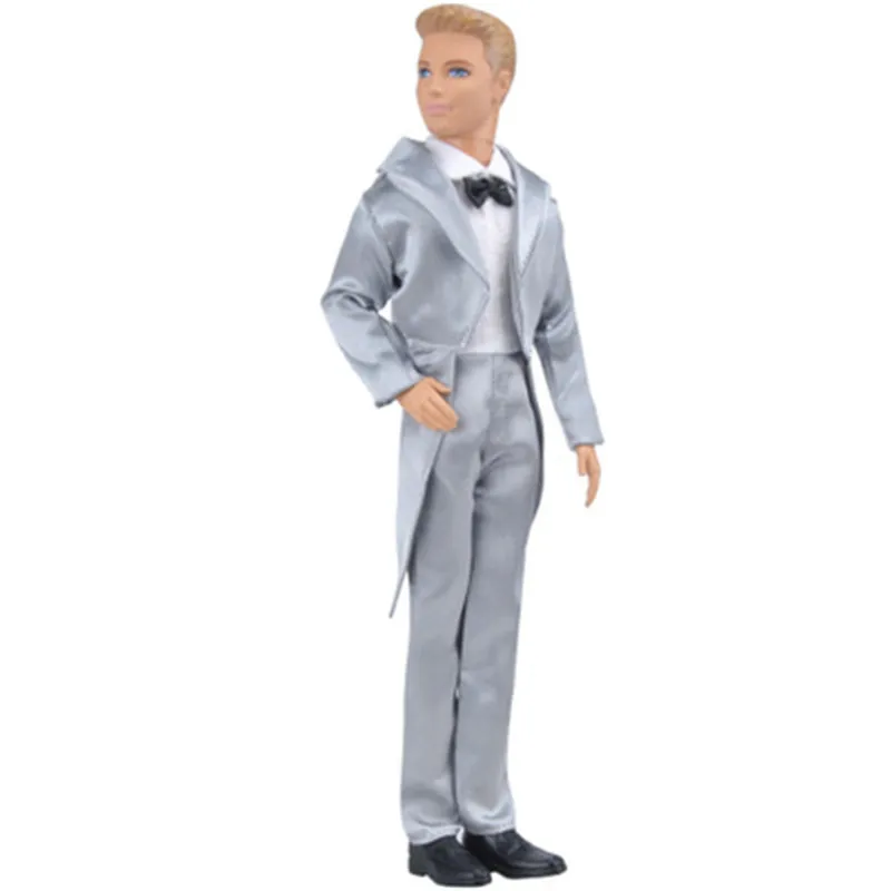 Кен бойфренд носить костюм для куклы Барби, одежда аксессуары игровой дом переодевание костюм детские игрушки Рождественский подарок