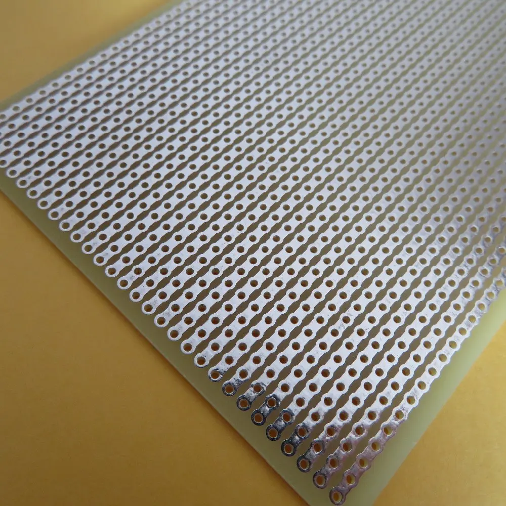 

1pcs Single Side FR4 Fiberglass 8x12cm Stripboard Veroboard vero circuit board breadboard prototyping print paper pcb