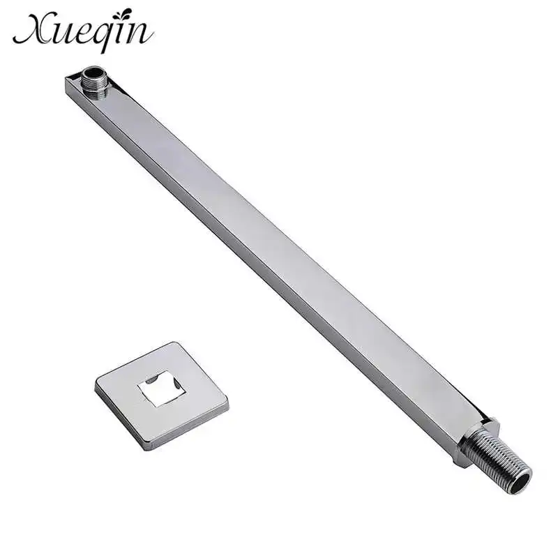 

24inch Shower Arm Wall Mounted Square Copper Shower Extension Arm For Rainfall Shower Head Shower Arms Bathroom Accessories