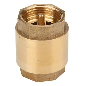 

Brass 3/4 Inch Thread In-Line Check Valve Straight-through Type Golden