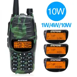 2019 Baofeng UV-X9 плюс Walkie Talkie10watts Мощный двойной PTT VHF/UHF AUL Band 10 км Long Range охотничья рация