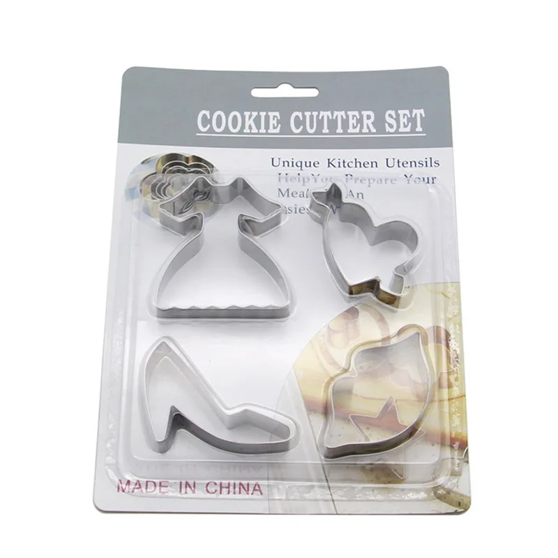 Hoomall Princess Series 3d Cookie Cutters Set Unique Kitchen