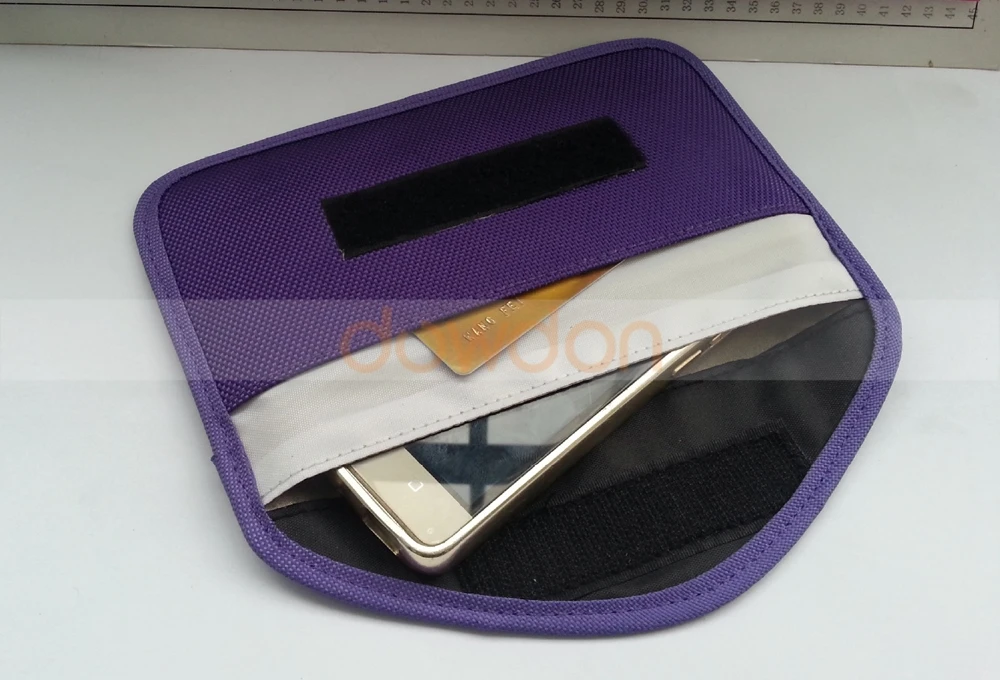 100pcs/lot Cell Phone RF Signal Shield Blocking Jammer Bag Mobile Pouch Case for Samsung iPhone Anti-Degaussing Anti-Radiation iphone 7 plus phone cases