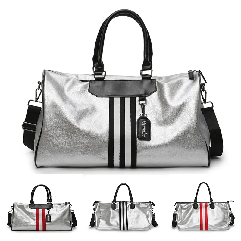 Buy Women PU Soft Leather Fitness Gym Bags For Men