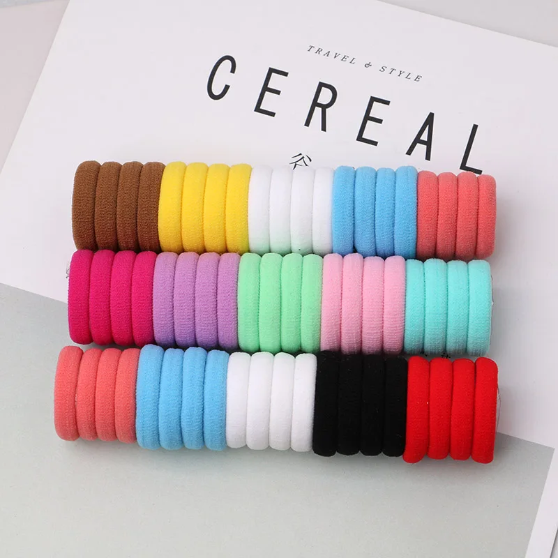 2pcs/lot kids hair rope Hair Accessories Scrunchy Elastic Hair Bands HairBand Girls decorations Rubber Band for hair 3cm