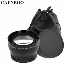 Caenboo 2.2×67 мм 72 мм цифровой высокой четкости 2.2X телефото объектив камеры для Canon EOS Nikon для Sony NEX зеркальные линзы аксессуары