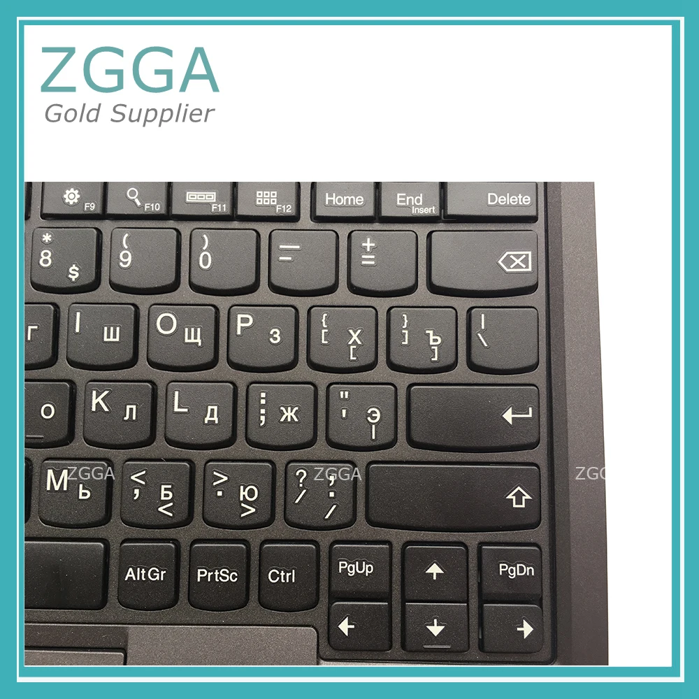 New Original RU Keyboard Bezel for Lenovo ThinkPad X1 Helix Gen 1 Palmrest Upper Case Russian Keys RU KBD with Touchpad 04X0644 - Image 6