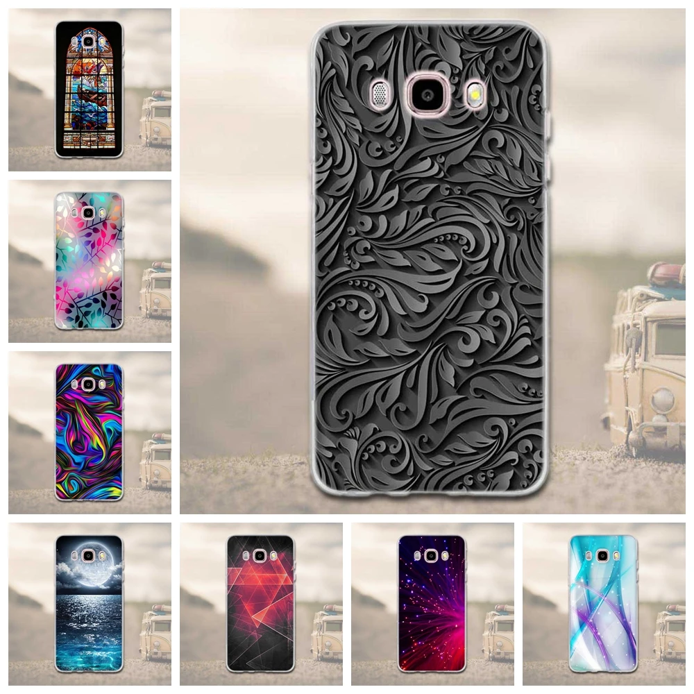 3D Relief Case for Samsung Galaxy J5 2016 5.2&quot 25 Patterns Soft TPU J510 J510F J5108 J510Y | Мобильные телефоны и