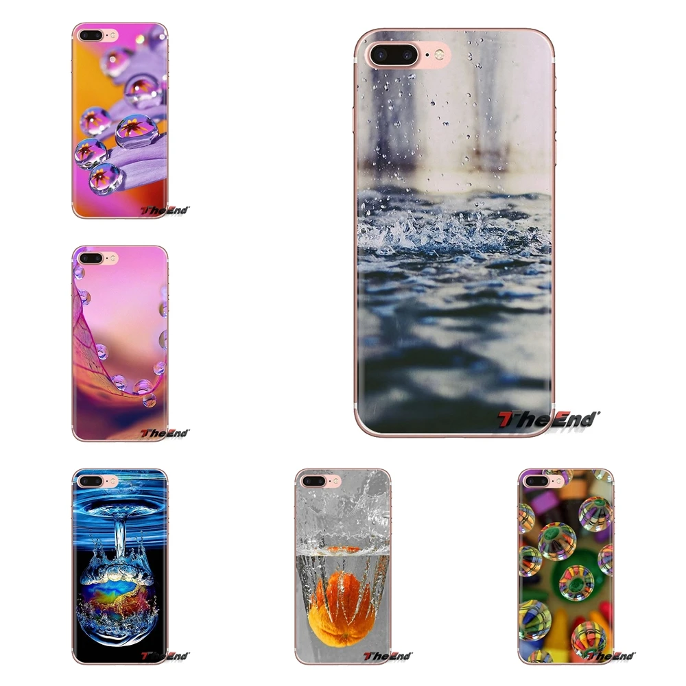 For Xiaomi Mi3 Samsung A10 A30 A40 A50 A60 A70 Galaxy S2 Note 2 Grand Core Prime Water Drop Photography bubbles Art Phone Covers |