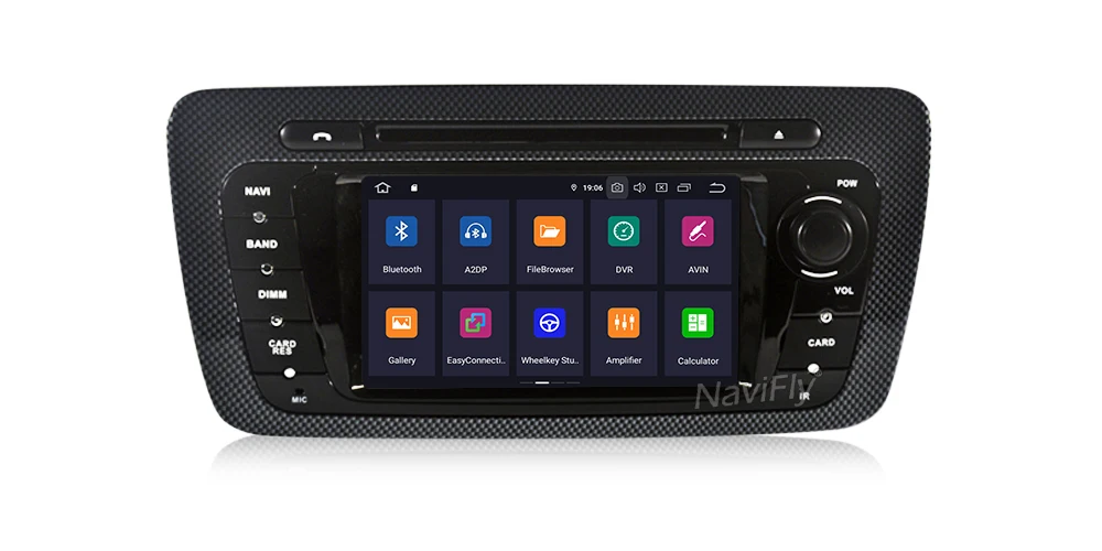 Excellent NaviFly PX30 IPS Screen DSP pure Android9.0 Car Multimedia dvd player for  Seat Ibiza 2009-2013 GPS Navigation OBD2 RDS raido 13