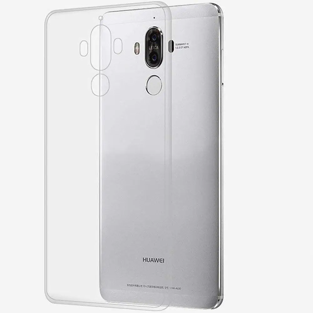 Чехол для huawei mate 9 TPU Силиконовый прочный прозрачный мягкий чехол Pro защитный на