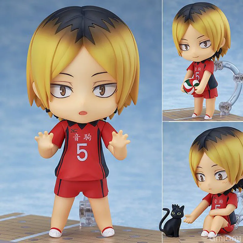 Nendoroid Haikyuu ПВХ фигурка~ Oikawa Tooru, Kenma Kozume, Tobio Kageyama, Hinata Syouyou~ Аниме Коллекция Модель игрушки куклы