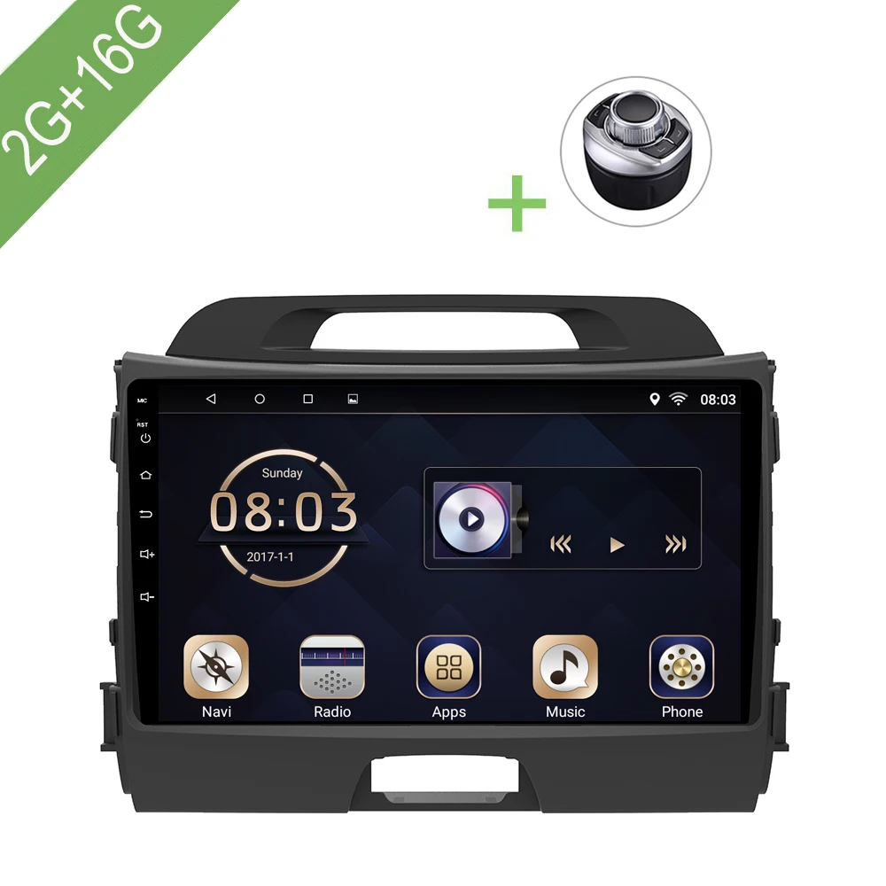Discount Android 7.1 Car Navigation Stereo,9 " 2G/16G Car Entertainment Radio,WiFi Mirror Link for KIA Sportage 2011-2015 0 Discount Android 7.1 Car Navigation Stereo,9 " 2G/16G Car Entertainment Radio,WiFi Mirror Link for KIA Sportage 2011-2015 0