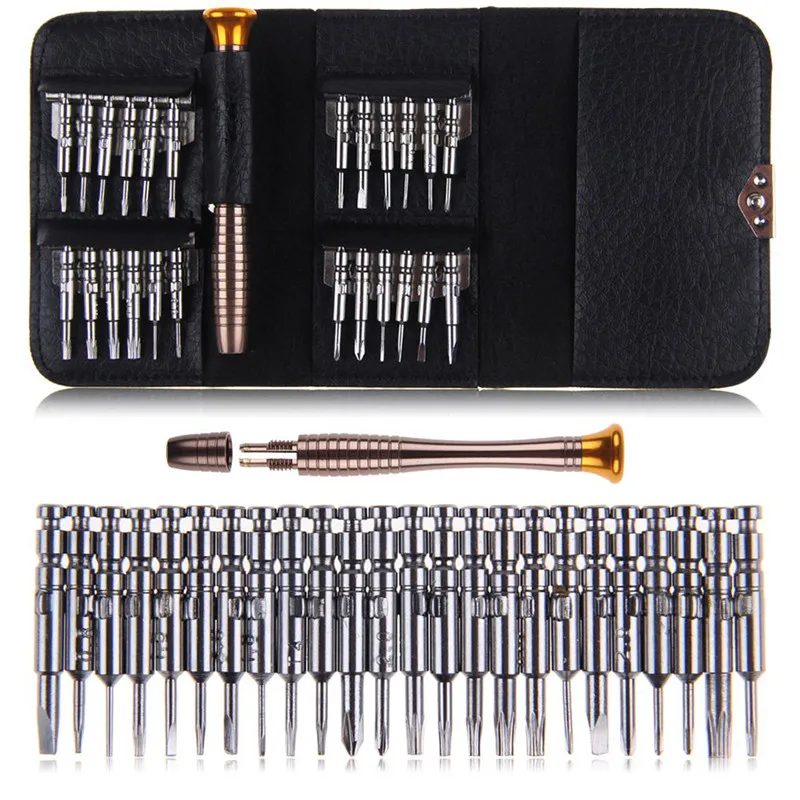 

Practical 25 in 1 Precision Screwdriver Open Repair Tool Set For iPhone PC Watch