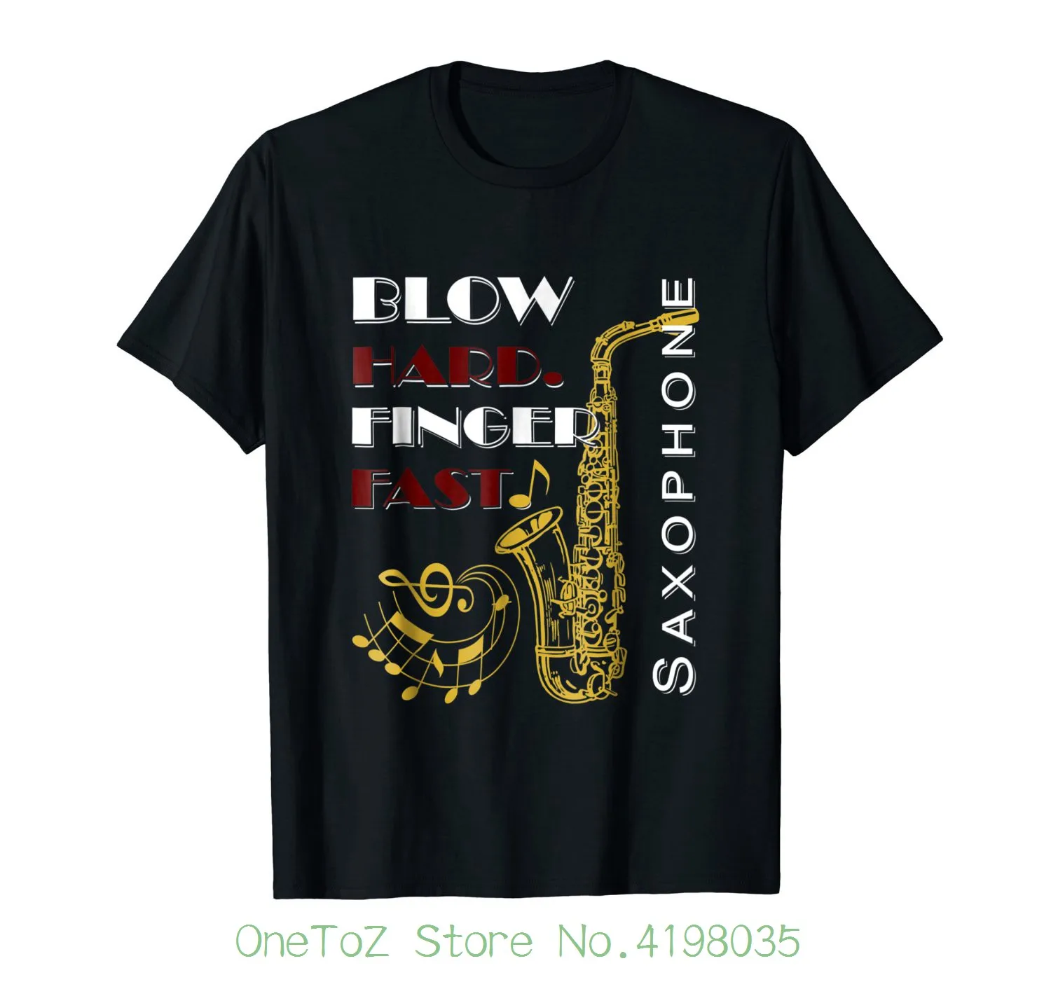 Smooth Jazz Band Saxophone Sax Musical Instrument Tshirt Mens T Shirts