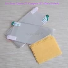 Фирменная Новинка прозрачная пленка для Sony Xperia Z5 Compact Экран протекторы Z5 мини защитный Плёнки(500 шт./лот