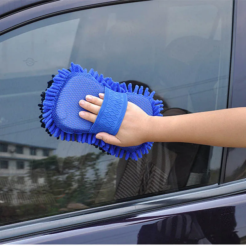 

Car Washing Gloves Car Cleaning Sponge 2 In 1 Car Wash Gloves Brushes Motorcycle Washer Car Care Cleaning Brushes
