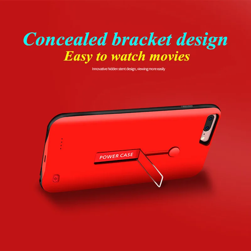 

Extended Phone Battery Power Case For iPhone X/8/7/6s/6 Portable Power Bank Case For iPhone 8/7/6s/6 Plus Backup Battery Cover