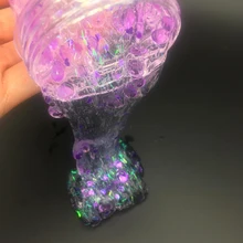 

60ML Slime Crystal Mud Anti-Stress Kids Toys Fluffy Slime Clear Glitter Slime Floam Beads Slime Gadgets Squishy Gifts oyuncak