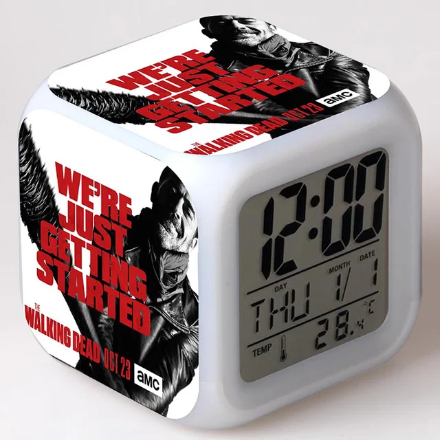 Best Offers TV Action Figure The Walking Dead 7 Color Flash Changing Touch Light Desk Clock Movie Figurines Toys Best Offers TV Action Figure The Walking Dead 7 Color Flash Changing Touch Light Desk Clock Movie Figurines Toys