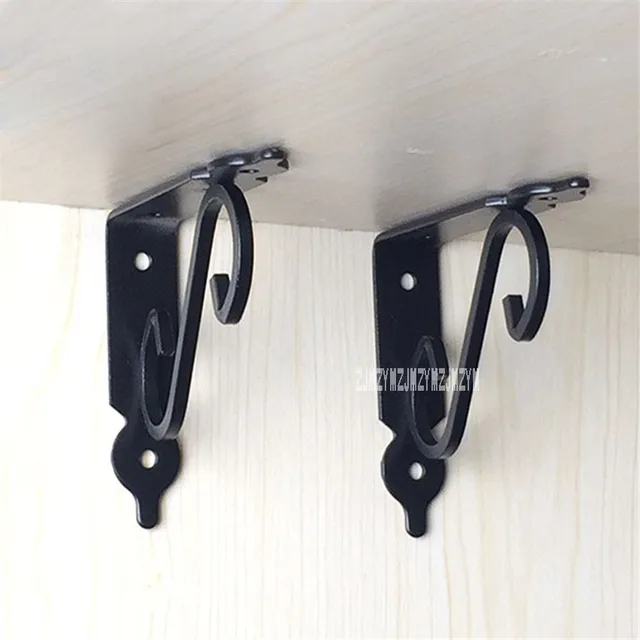 2pcs Lot European Style Iron Triangle Bracket Wall Right Angle 2pcs Lot European Style Iron Triangle Bracket Wall Right Angle Wood Panel Shelves